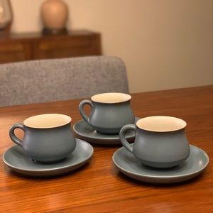 Vintage Denby coffee sets